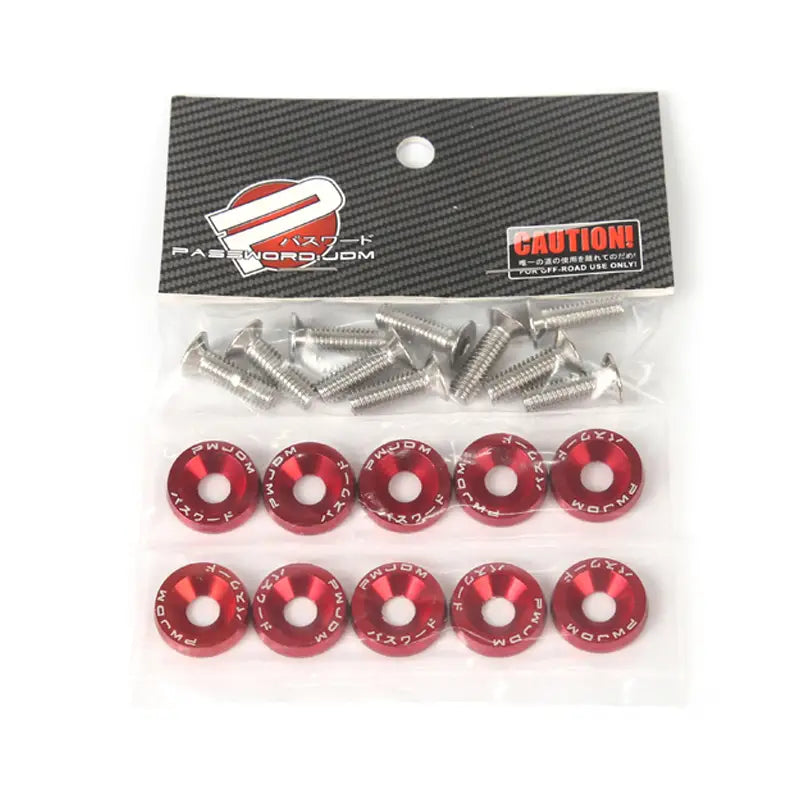 10 pack M6 bolts